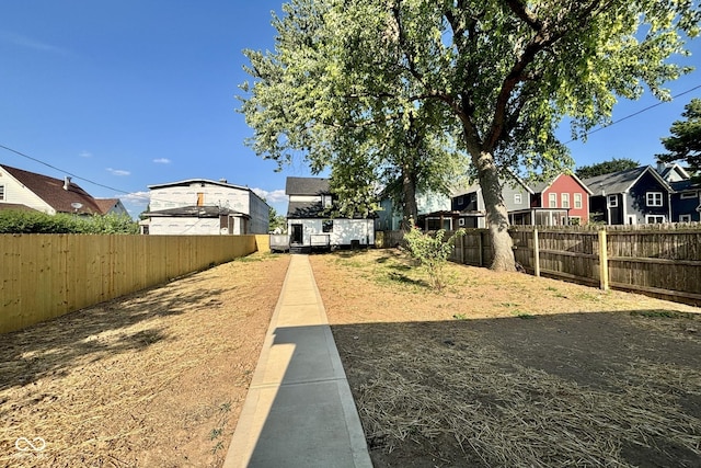 1440 S New Jersey St, Indianapolis, IN 46225 - fenced backyard with a residential view