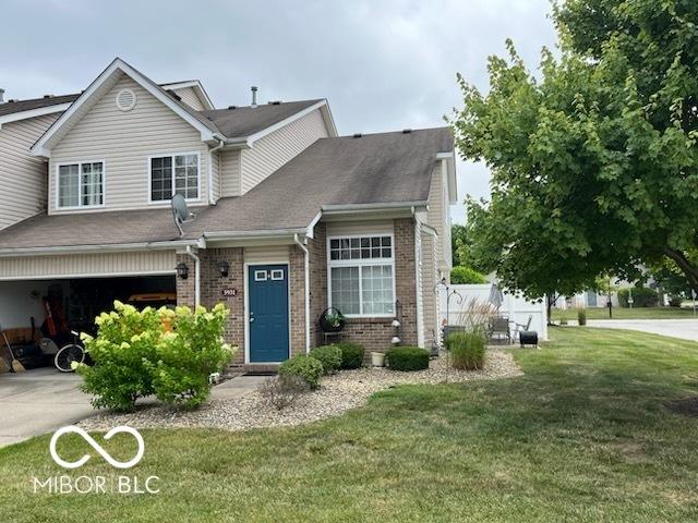5931 Marina View Ln, Indianapolis, IN 46237 - traditional home with brick siding