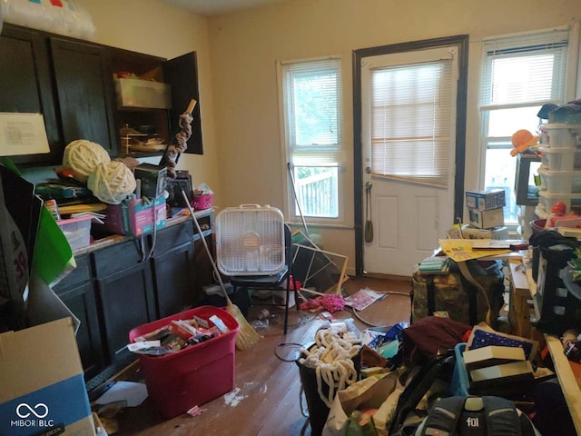 202 E Pearl St, Trafalgar, IN 46181 - interior space featuring hardwood / wood-style floors