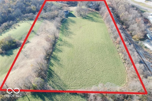 631 S State Road 39, Danville, IN 46122 - view of rural area with property boundaries highlighted
