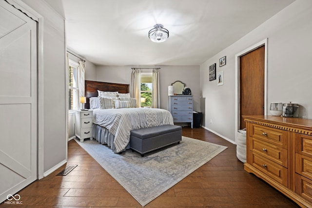631 S State Road 39, Danville, IN 46122 - bedroom featuring dark wood-type flooring