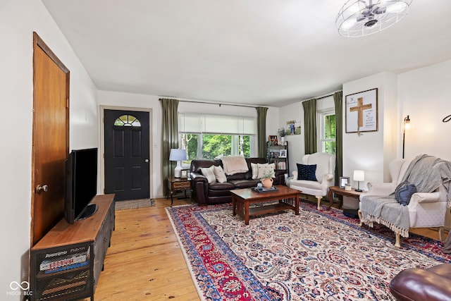 631 S State Road 39, Danville, IN 46122 - living area with light wood-style floors