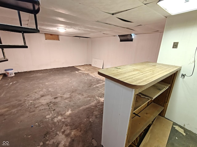 316 E Mechanic St, Shelbyville, IN 46176 - view of finished basement
