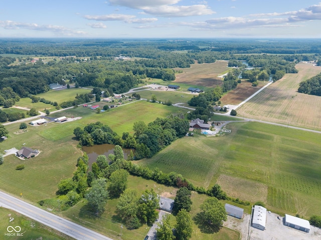 10816 N US Highway 231, Cloverdale, IN 46120 - aerial view of property's location featuring rural landscape and rows of crops