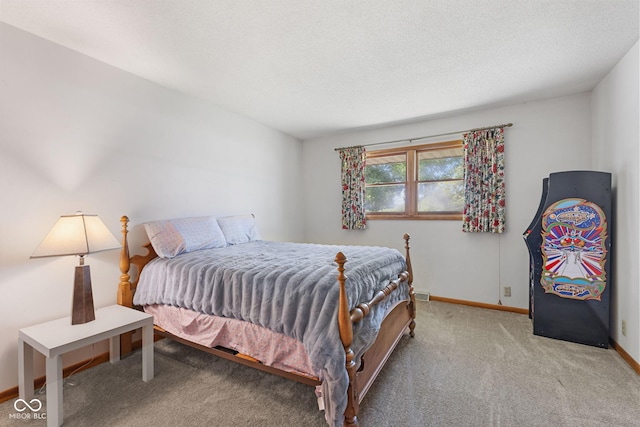 10816 N US Highway 231, Cloverdale, IN 46120 - carpeted bedroom with baseboards and a textured ceiling
