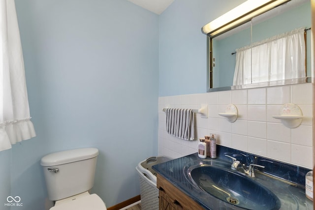 10816 N US Highway 231, Cloverdale, IN 46120 - half bathroom with vanity and tasteful backsplash