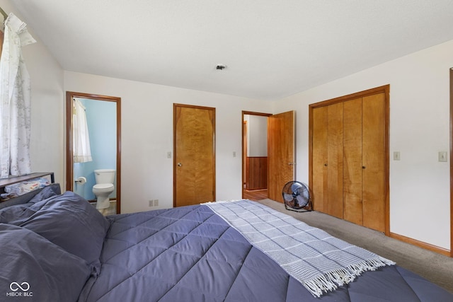 10816 N US Highway 231, Cloverdale, IN 46120 - bedroom featuring carpet, a closet, and connected bathroom