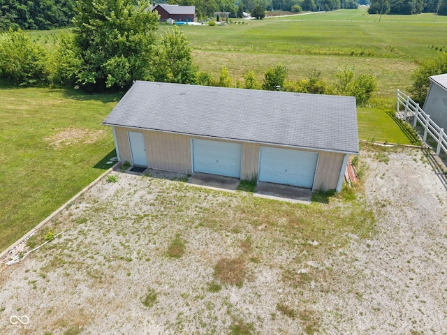 10816 N US Highway 231, Cloverdale, IN 46120 - detached garage with a rural view