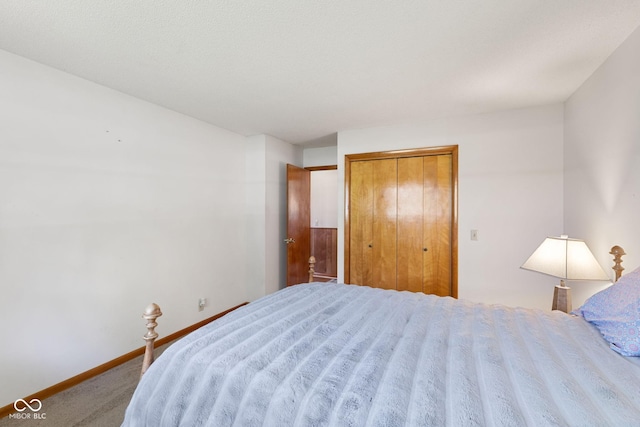 10816 N US Highway 231, Cloverdale, IN 46120 - carpeted bedroom featuring baseboards and a closet