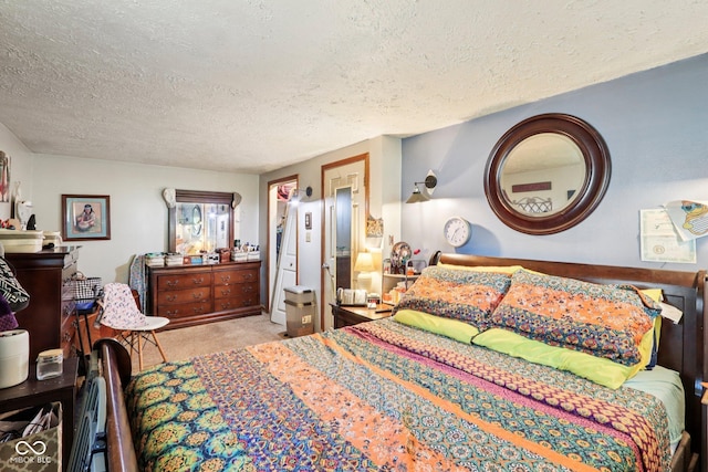209 Bishop St, Mooresville, IN 46158 - bedroom featuring a textured ceiling and carpet