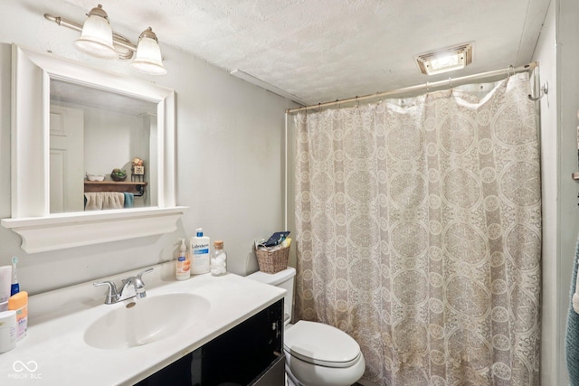 209 Bishop St, Mooresville, IN 46158 - full bath with vanity, curtained shower, and a textured ceiling