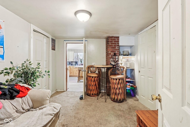 209 Bishop St, Mooresville, IN 46158 - sitting room featuring carpet floors and baseboards