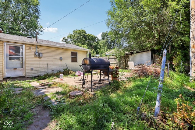 209 Bishop St, Mooresville, IN 46158 - view of yard featuring a patio