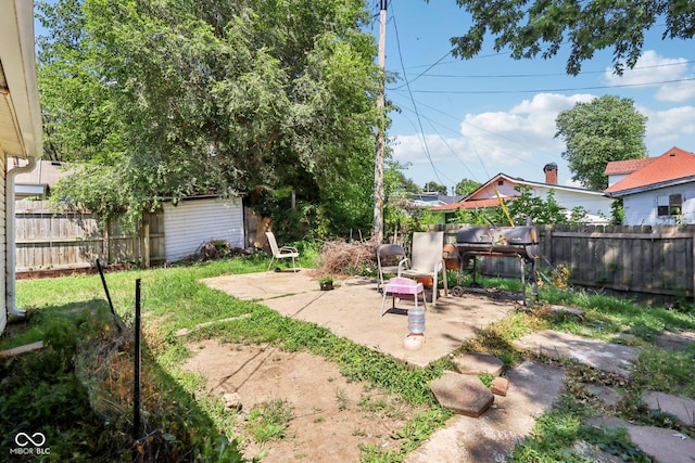 209 Bishop St, Mooresville, IN 46158 - view of yard with a patio and an outdoor structure