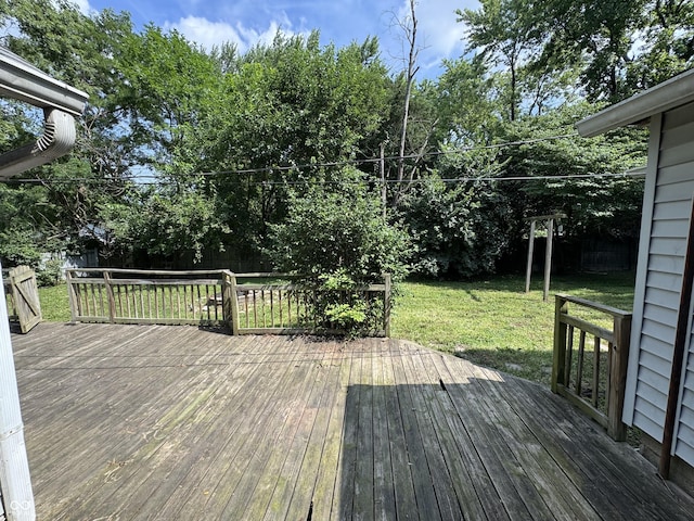 2002 N Audubon Rd, Indianapolis, IN 46218 - view of wooden terrace