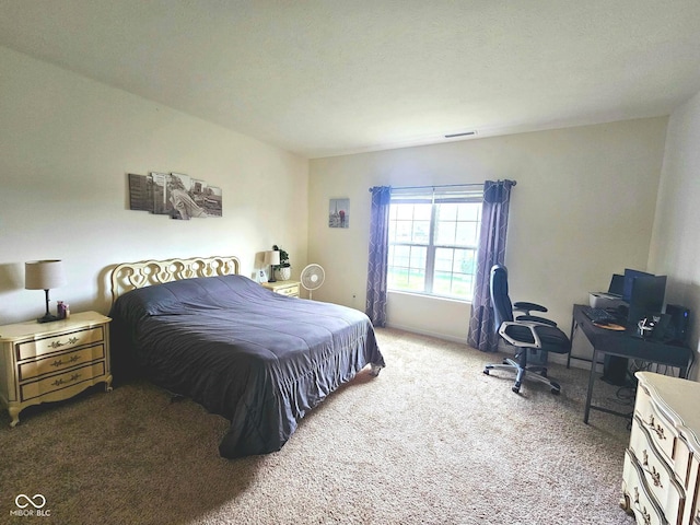 7626 Merrick Dr, Brownsburg, IN 46112 - bedroom with carpet and a desk