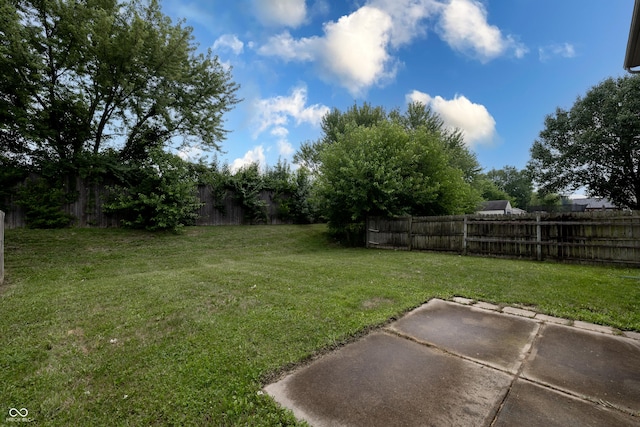 3307 Blue Ash, Indianapolis, IN 46239 - fenced backyard with a patio area