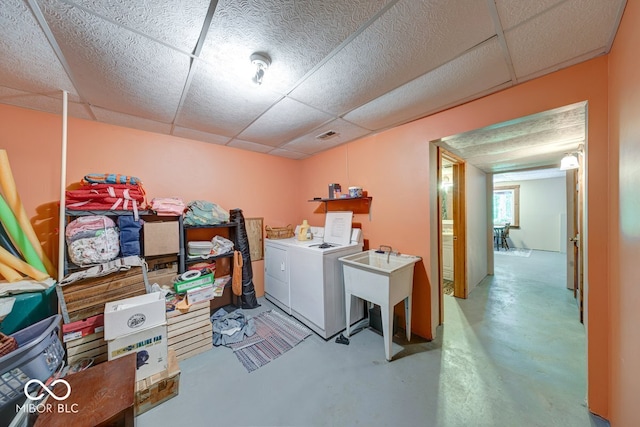 8910 Richarts Rd, Morgantown, IN 46160 - washroom with washing machine and clothes dryer
