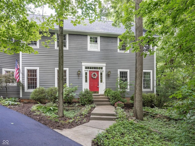 8708 Highwood Ln, Indianapolis, IN 46278 - colonial inspired home with roof with shingles