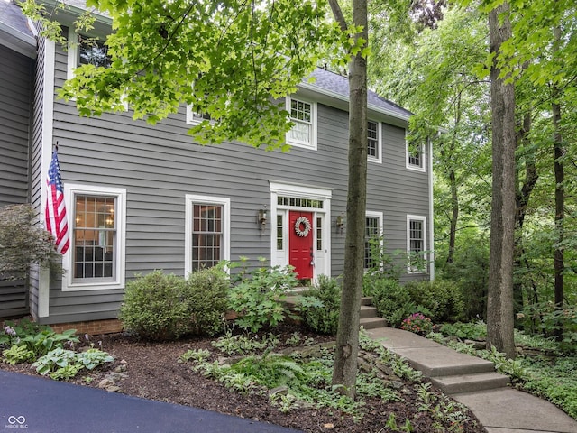 8708 Highwood Ln, Indianapolis, IN 46278 - view of colonial home