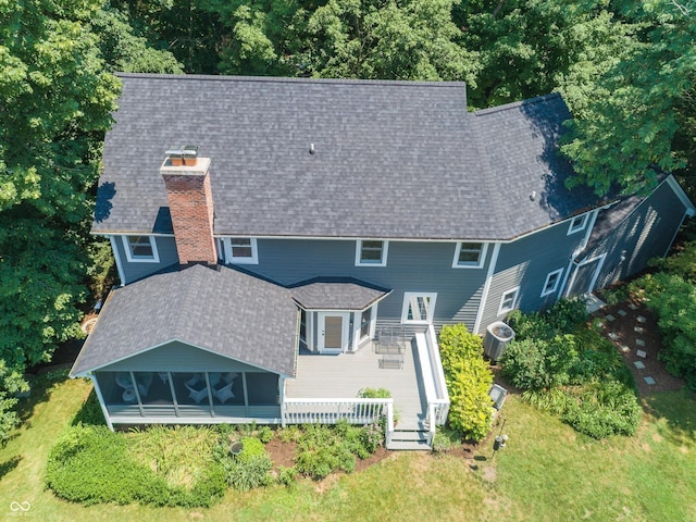 8708 Highwood Ln, Indianapolis, IN 46278 - aerial view of property and surrounding area