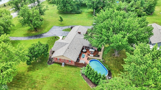 5238 N 225 E, Whiteland, IN 46184 - view from above of property
