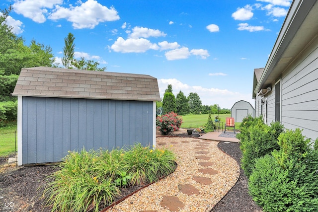 5238 N 225 E, Whiteland, IN 46184 - view of yard with a storage unit