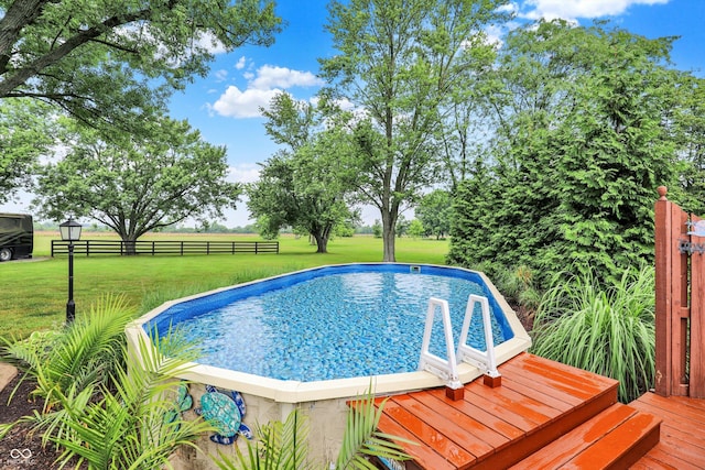 5238 N 225 E, Whiteland, IN 46184 - view of pool with a deck