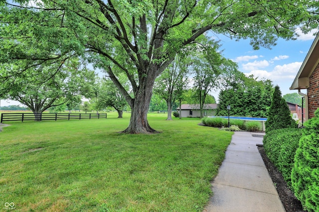 5238 N 225 E, Whiteland, IN 46184 - view of yard with a swimming pool