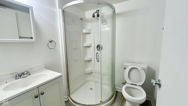 7231 S Franklin Rd, Indianapolis, IN 46259 - bathroom featuring a stall shower and vanity
