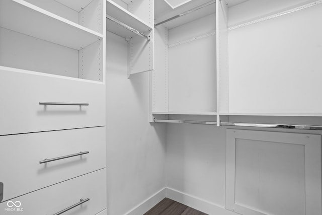 1935 Cornell Ave, Indianapolis, IN 46202 - walk in closet with dark wood-type flooring