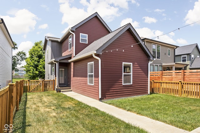 1935 Cornell Ave, Indianapolis, IN 46202 - rear view of property with a fenced backyard