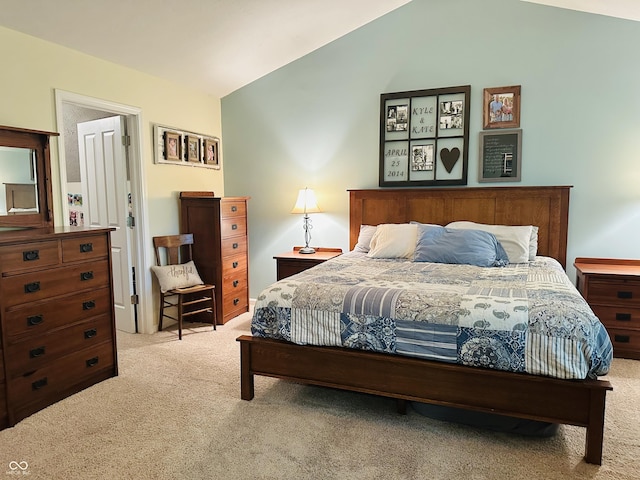 9975 Woodstock Way, Fishers, IN 46037 - carpeted bedroom with vaulted ceiling