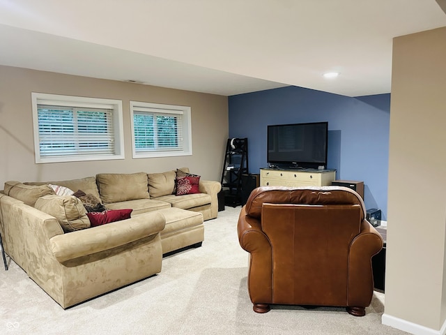 9975 Woodstock Way, Fishers, IN 46037 - carpeted living room featuring baseboards