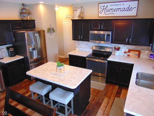 2703 Night Hawk Rd, Greenwood, IN 46143 - kitchen with stainless steel appliances and light countertops