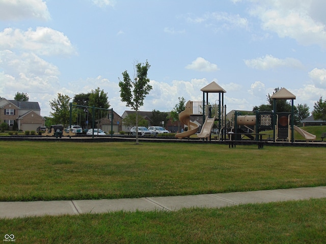 2703 Night Hawk Rd, Greenwood, IN 46143 - community playground with a lawn