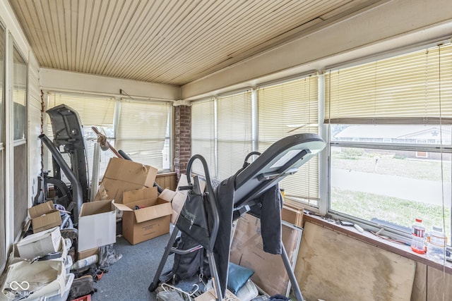 913 S Hall St, Princeton, IN 47670 - exercise area with carpet floors
