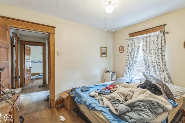 913 S Hall St, Princeton, IN 47670 - bedroom with hardwood / wood-style floors