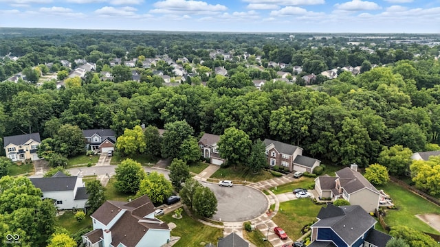 8612 Weaver Woods Pl, Fishers, IN 46038 - aerial perspective of suburban area