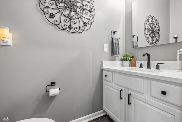 8612 Weaver Woods Pl, Fishers, IN 46038 - half bath featuring vanity and toilet