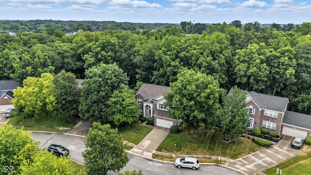 8612 Weaver Woods Pl, Fishers, IN 46038 - bird's eye view of a forest