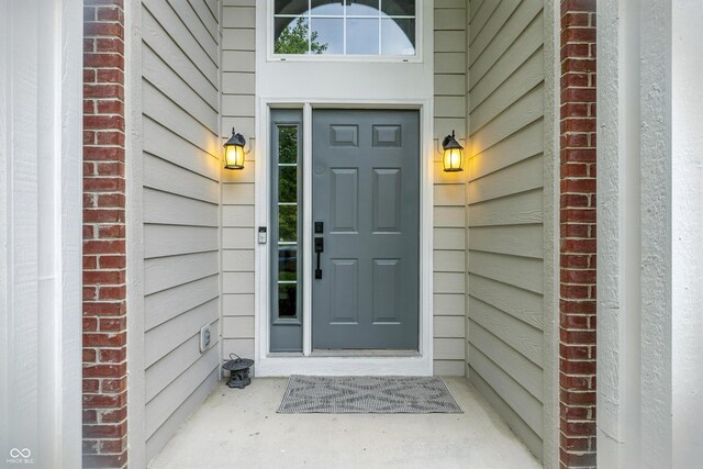8612 Weaver Woods Pl, Fishers, IN 46038 - view of exterior entry with brick siding
