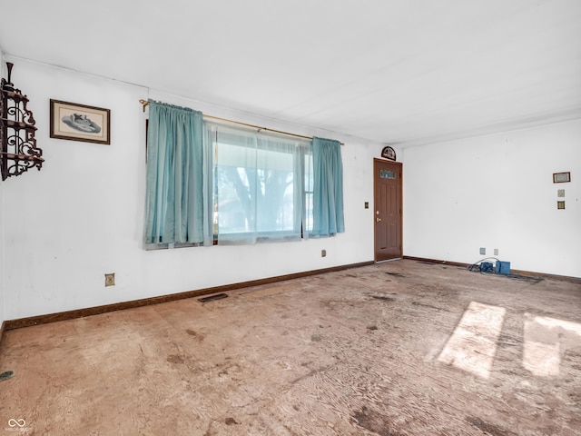 4484 S County Road 315 W, Greencastle, IN 46135 - spare room with baseboards