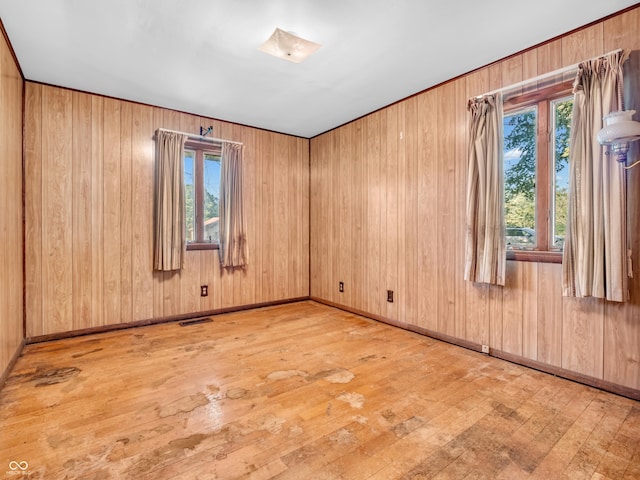 4484 S County Road 315 W, Greencastle, IN 46135 - unfurnished room featuring healthy amount of natural light, wood finished floors, and wooden walls