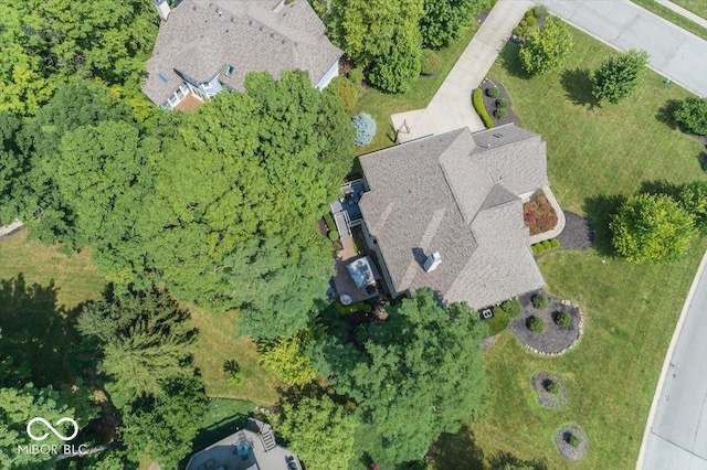 13023 Water Ridge Dr, Mccordsville, IN 46055 - bird's eye view