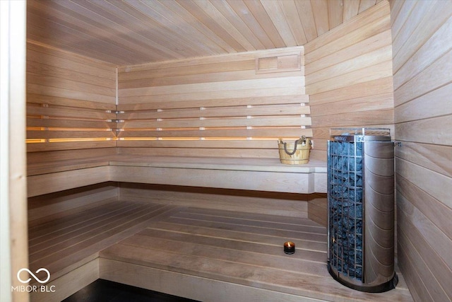 13023 Water Ridge Dr, Mccordsville, IN 46055 - sauna with wood walls