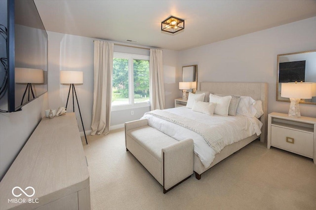 13023 Water Ridge Dr, Mccordsville, IN 46055 - bedroom with light colored carpet and baseboards