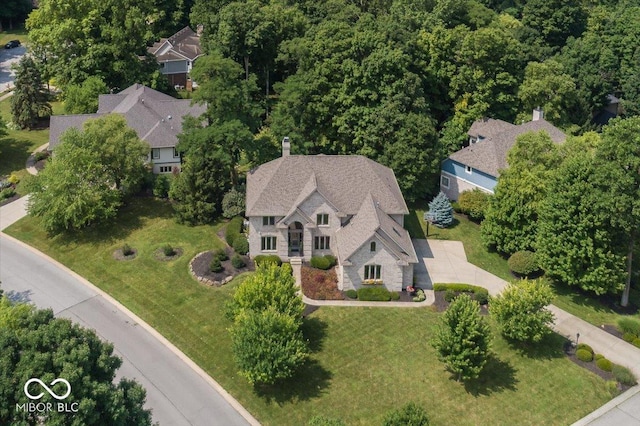 13023 Water Ridge Dr, Mccordsville, IN 46055 - view from above of property