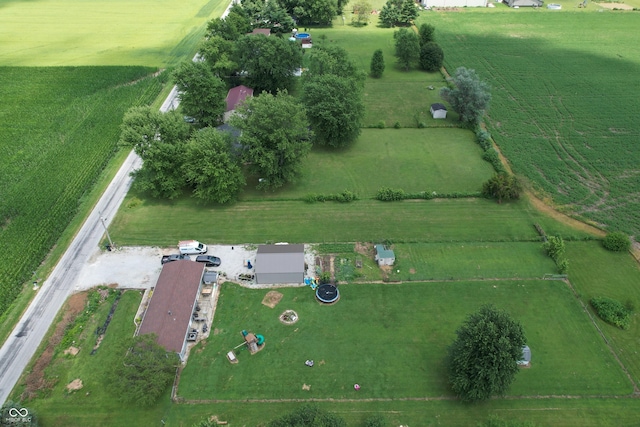 1042 S County Road 600 W, Danville, IN 46122 - aerial view of property's location with rural landscape