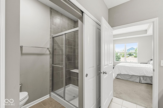 10868 Matherly Way, Noblesville, IN 46060 - ensuite bathroom with a shower stall and tile patterned floors
